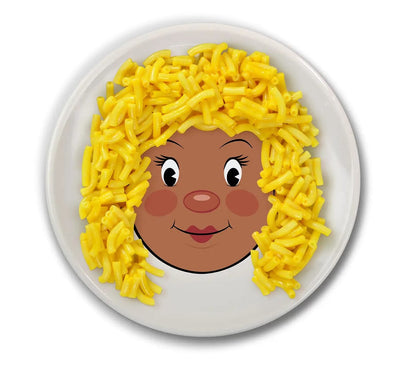 Fred & Friends Food Face Plate - Ms. Food Face - Brown - 5286056