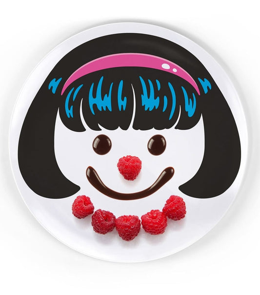Fred & Friends Girl's Hairstyle Dinner Plates, Set of 3 - ddog
