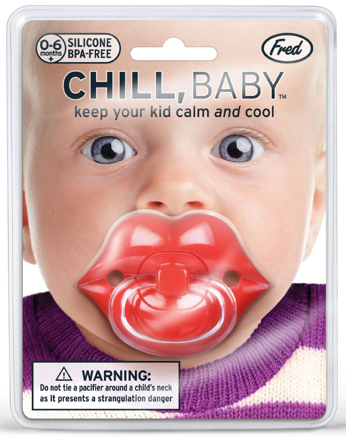 Fred & Friends Lips Pacifier - CBLIPS