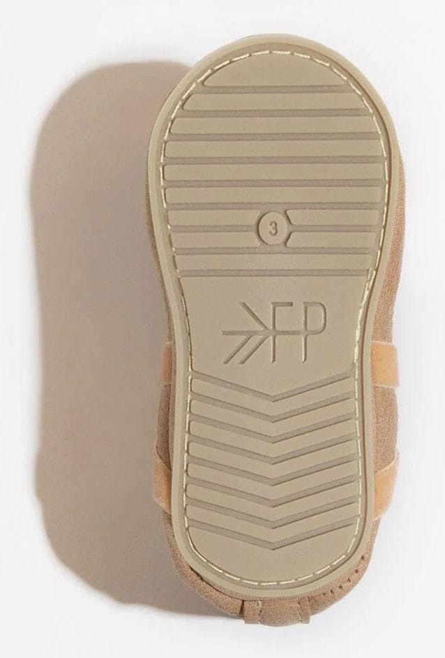 Freshly Picked Ballet Slipper Mini Sole V2, Size 3 - Weathered Brown - M2BSWTRBRW03