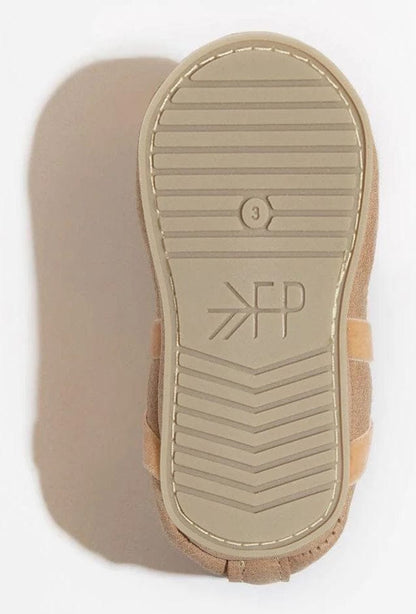 Freshly Picked Ballet Slipper Mini Sole V2, Size 3 - Weathered Brown - M2BSWTRBRW03
