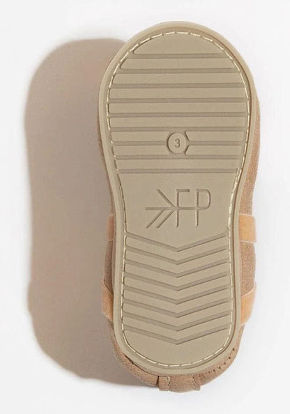 Freshly Picked Ballet Slipper Mini Sole V2, Size 4 - Weathered Brown - M2BSWTRBRW04
