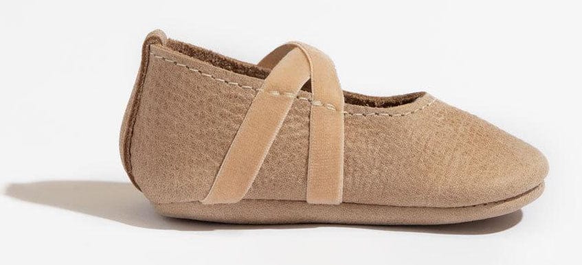 Freshly Picked Ballet Slipper, Size 3 - Weathered Brown - SSBSWTRBRW03