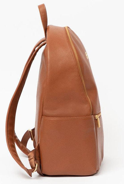 Freshly Picked Classic City Pack Backpack Diaper Bag - Cognac - DBCICOGNAC