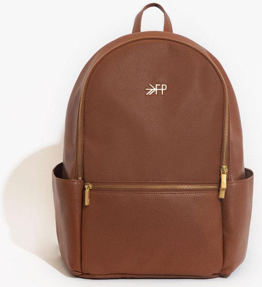Freshly Picked Classic City Pack Backpack Diaper Bag - Cognac - DBCICOGNAC