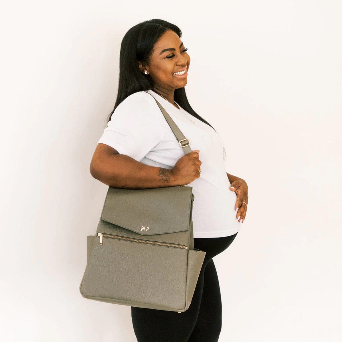 Freshly Picked Classic Diaper Bag II - Sage - DBCLSGREEN-V2