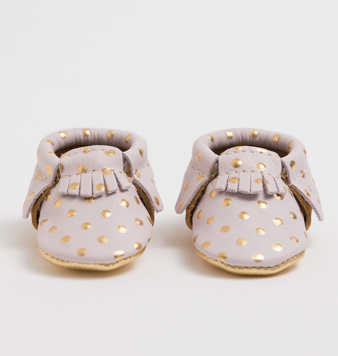 Freshly Picked Heirloom Moccasins, Size 3 - Blush & Gold - FP12093-3