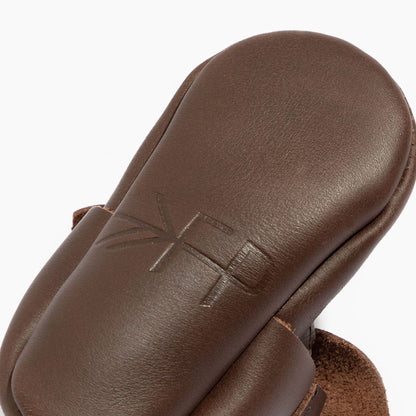 Freshly Picked Knotted Bow Moccasins, Size 3 - Espresso - MOKBSSNESP03