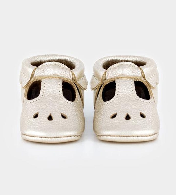 Freshly Picked Mary Janes, Size 2 - Platinum - FPMJPLAT-2