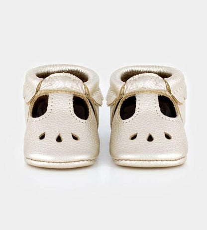 Freshly Picked Mary Janes, Size 3 - Platinum - FPMJPLAT-3