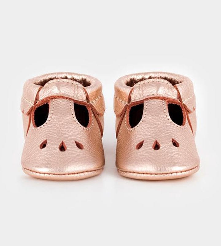 Freshly Picked Mary Janes, Size 3 - Rose Gold - FP12027-3