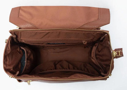 Freshly Picked Mini Classic Diaper Bag II - Cognac - DBMCCOGNAC-V2