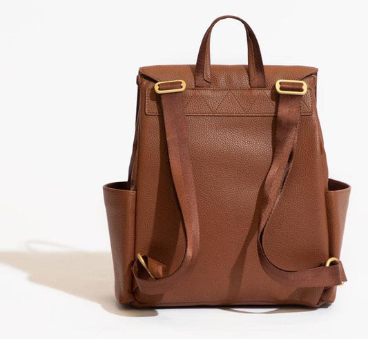Freshly Picked Mini Classic Diaper Bag II - Cognac - DBMCCOGNAC-V2