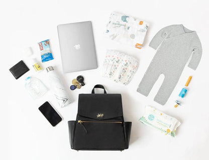 Freshly Picked Mini Classic Diaper Bag II - Ebony - DBMCEBONYY-V2