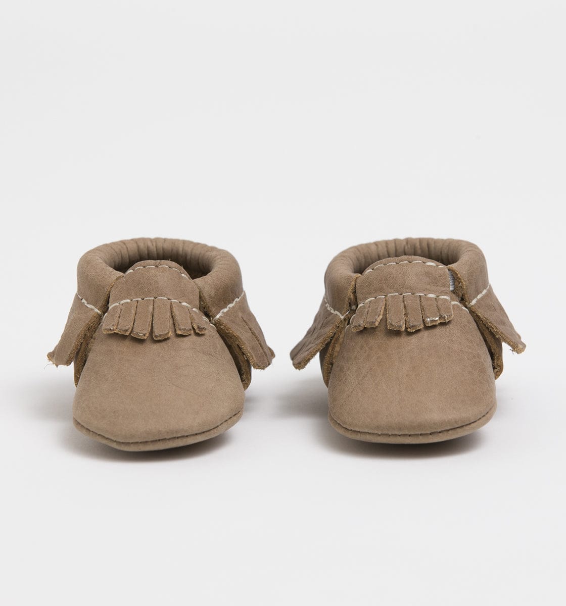 Freshly Picked Moccasins, Newborn - Weathered Brown - FPN12071