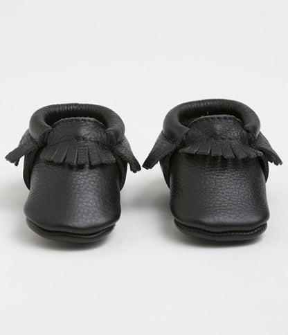 Freshly Picked Moccasins, Size 1 - Ebony - FP11005-1