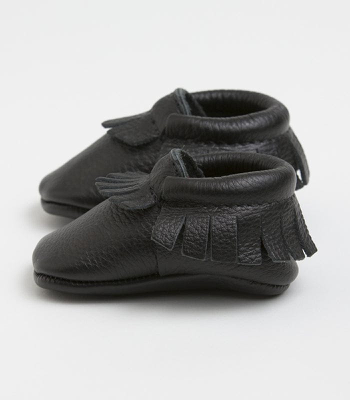 Freshly Picked Moccasins, Size 2 - Ebony - FP11005-2