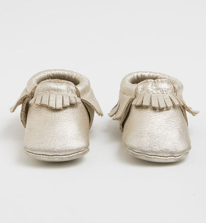 Freshly Picked Moccasins, Size 2 - Platinum - FP11009-2