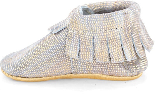 Freshly Picked Moccasins, Size 3 - Gold Lizard - FP12257-3
