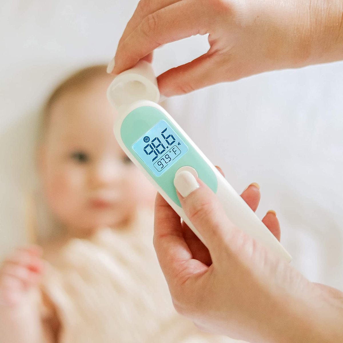 FridaBaby 3-in-1 Ear, Forehead + Touchless Infrared Thermometer - 068-FRIDA