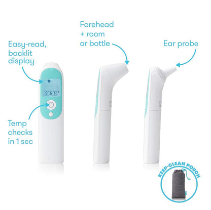 FridaBaby 3-in-1 Ear, Forehead + Touchless Infrared Thermometer - 068-FRIDA