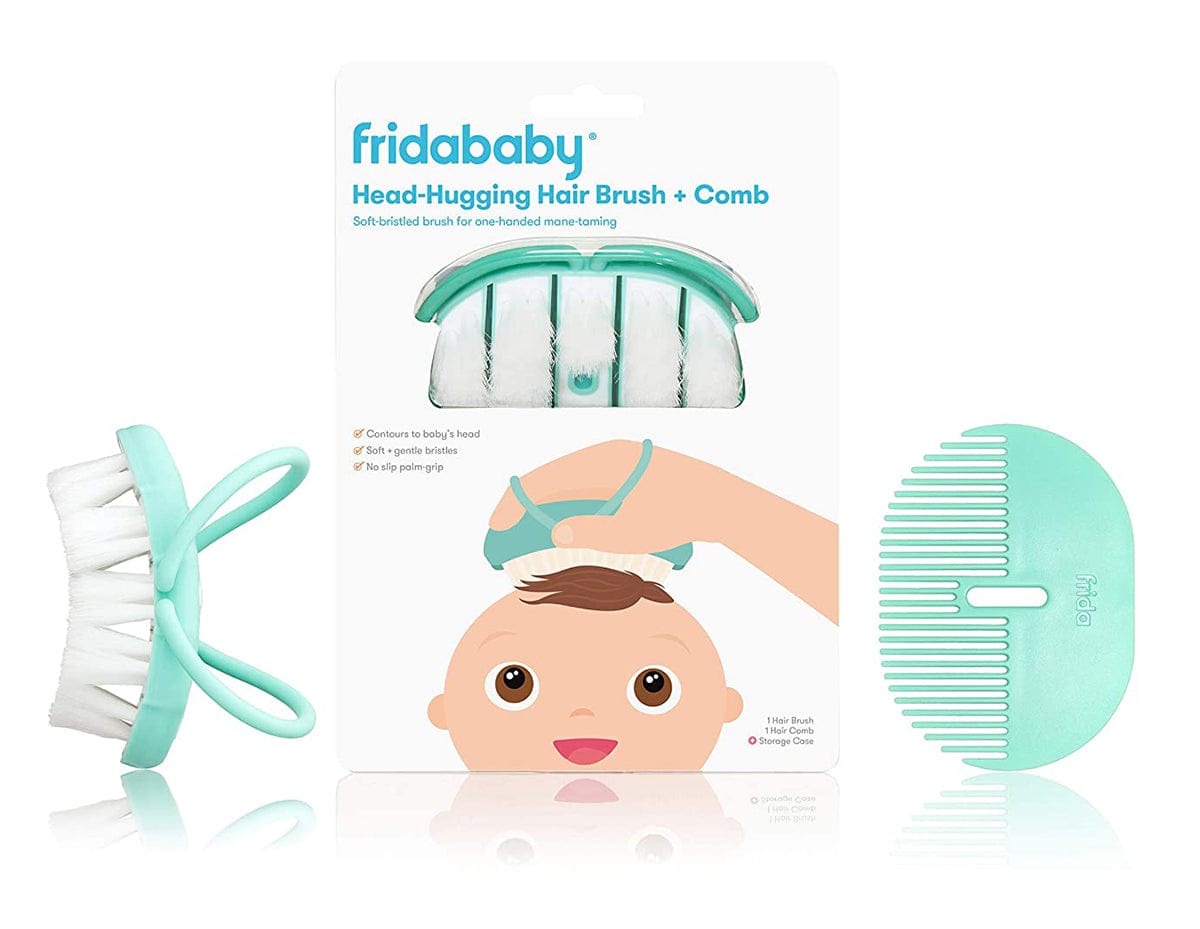 Fridababy Baby Head-Hugging Hairbrush + Styling Comb Set - 073