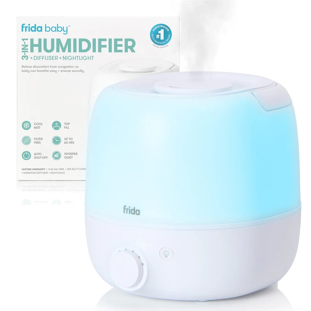 FridaBaby BreatheFrida 3-in-1 Humidifier, Diffuser + Nightlight - 053