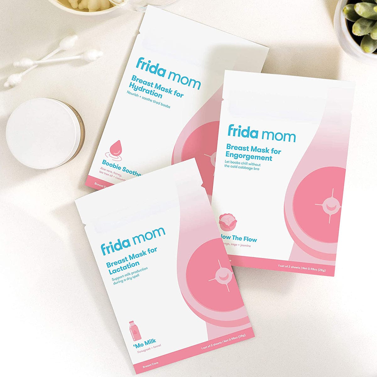 FridaBaby Frida Mom Breast Mask for Hydration - MS-BCNC-2C-US00
