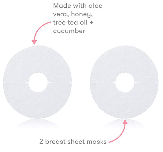 FridaBaby Frida Mom Breast Mask for Hydration - MS-BCNC-2C-US00