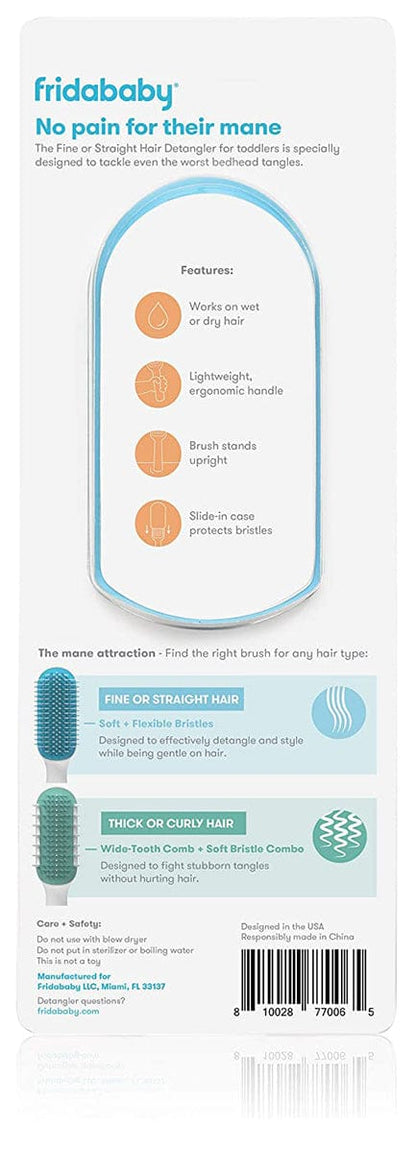 FridaBaby Hair Detangler Brush - Fine or Straight - 074