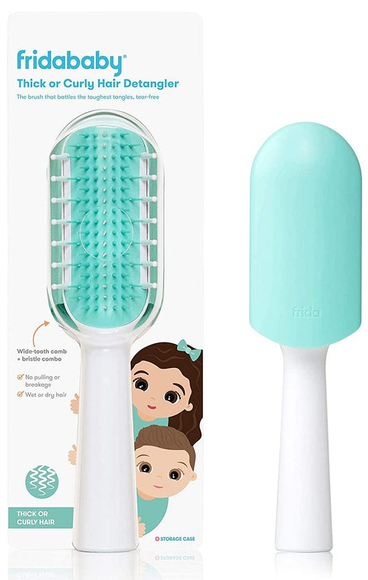 FridaBaby Hair Detangler Brush - Thick or Curly - 075