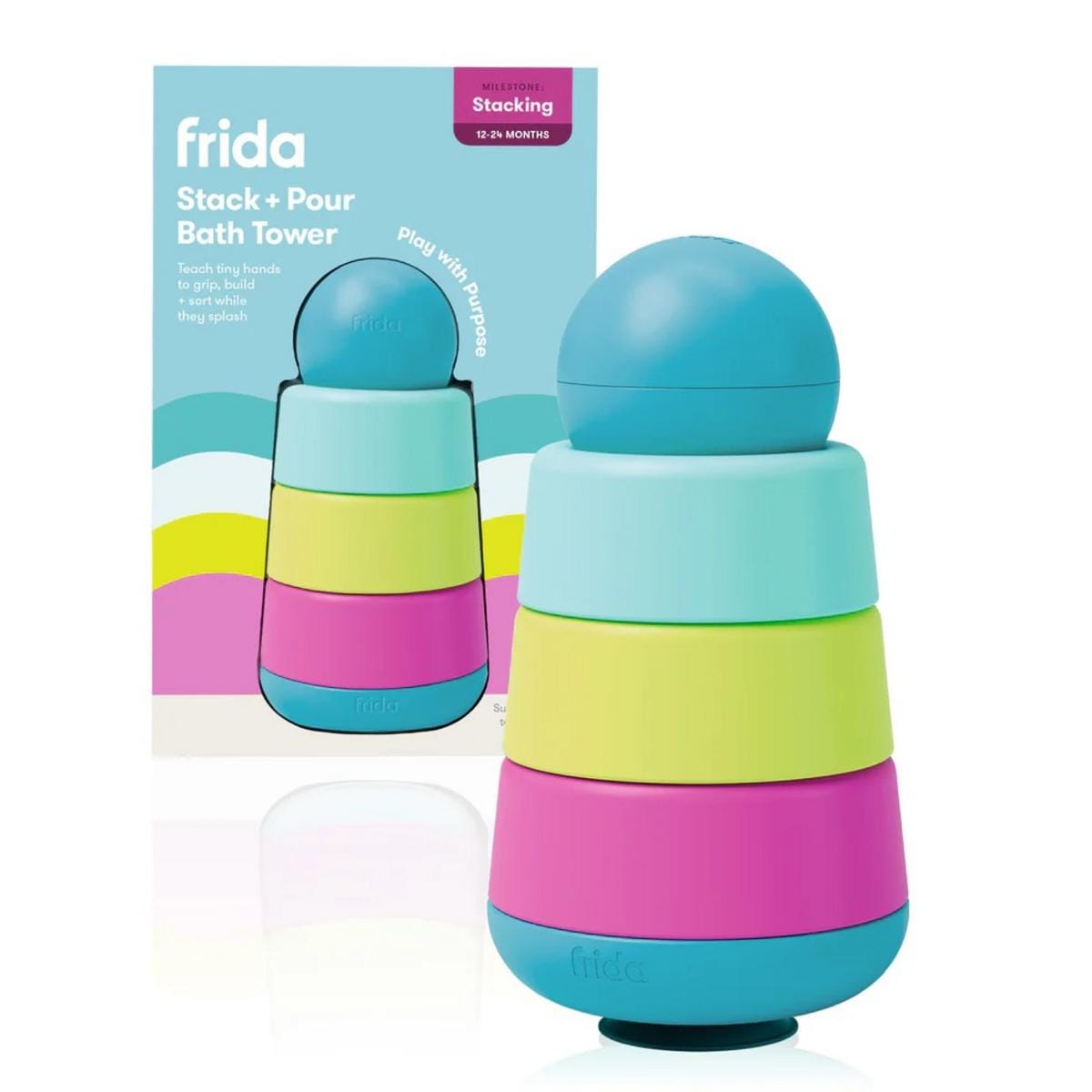 FridaBaby Stack + Pour Bath Tower - 100002316