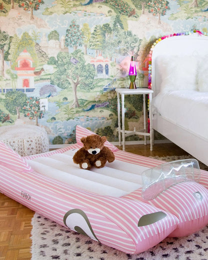 FUNBOY Kids Sleepover Air Mattress - Pink Convertible - BED-CONVERTIBLE