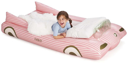 FUNBOY Kids Sleepover Air Mattress - Pink Convertible - BED-CONVERTIBLE