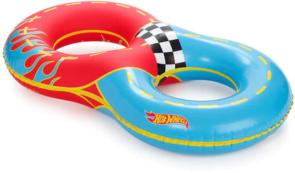FUNBOY X Hot Wheels Kids Racetrack Double Tube Float (2-person) - HW-DBL-TUBE