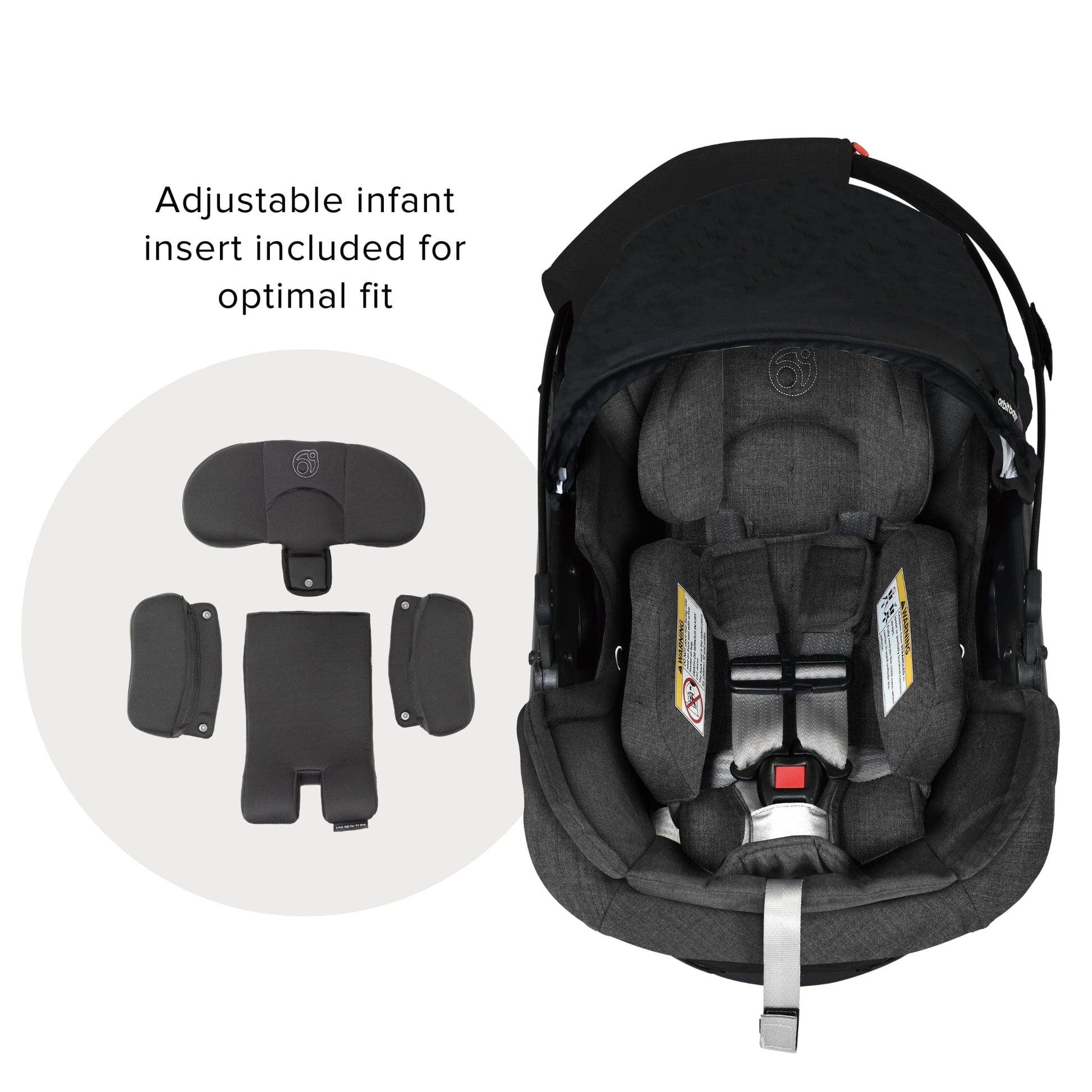 G5+ Merino Wool Infant Car Seat with Base - MW620GUS
