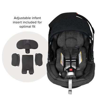G5+ Merino Wool Infant Car Seat with Base - MW620GUS
