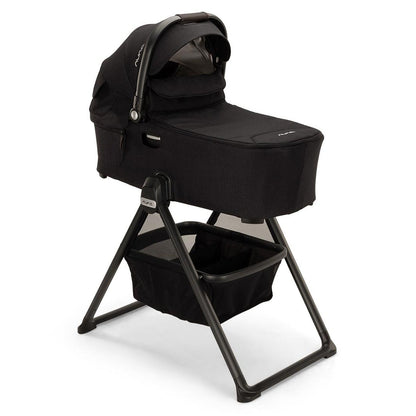 Nuna DEMI Next Bassinet + Stand - Caviar / Chocolate