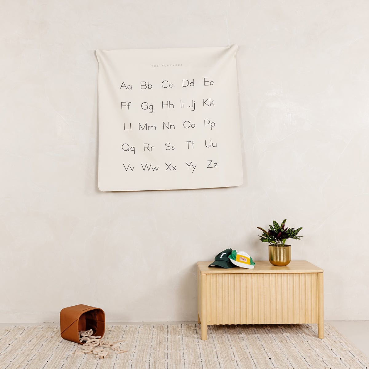 Gathre High Chair Mat, Mini - Alphabet - GMINALP