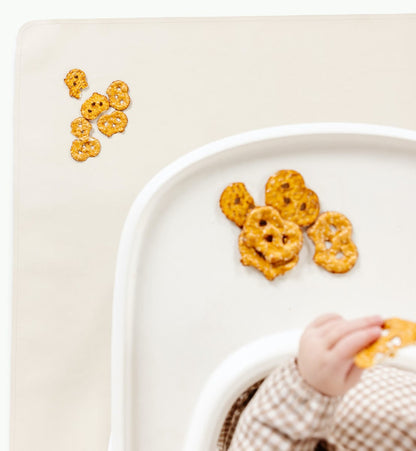 Gathre High Chair Mat, Mini - Ivory - GMINIVR