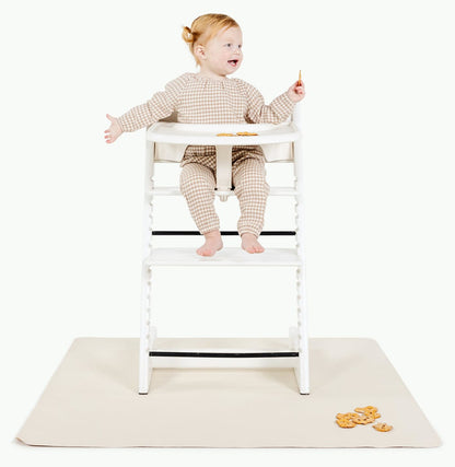 Gathre High Chair Mat, Mini - Ivory - GMINIVR