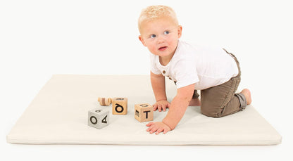 Gathre Padded Play Mat, Mini - Ivory Square - GPADMINIVR