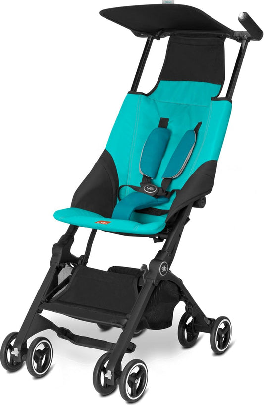 GB Pockit Plus Ultra Compact Lightweight Stroller - Capri Blue - 617000267