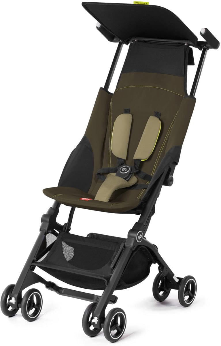 GB Pockit Plus Ultra Compact Lightweight Stroller - Lizard Khaki - 617000261