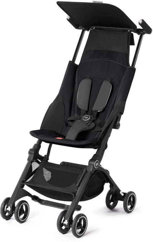 GB Pockit Plus Ultra Compact Lightweight Stroller - Monument Black - 617000259