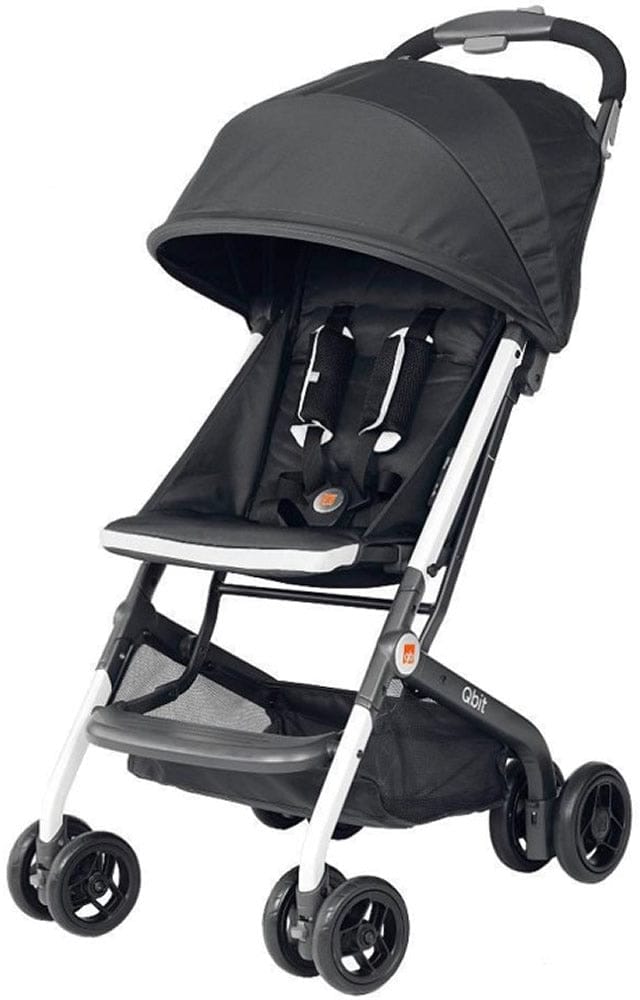 GB Qbit LTE Compact Stroller - White/Black - 10AW2G-WHT2U