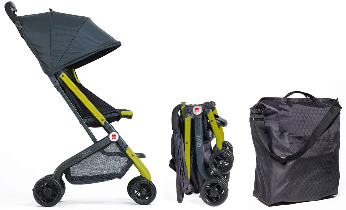 GB Qbit Travel Stroller - Charcoal - 10AW1G-CHA4U