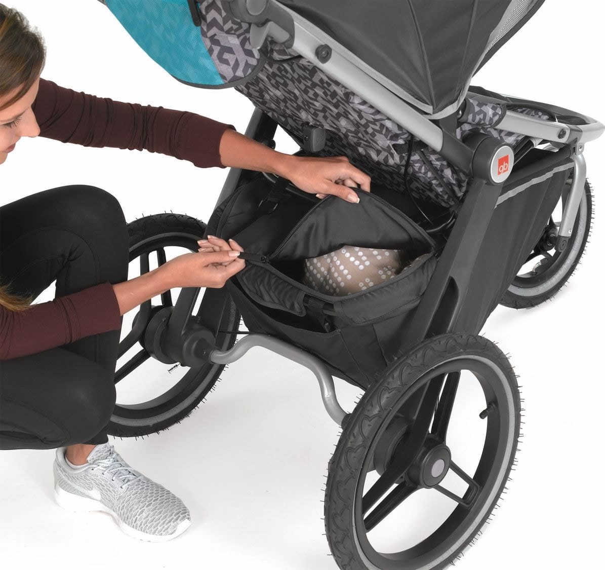 GB X1 Urban Runner Jogging Stroller - Volt - 10AL1G-VOT2C