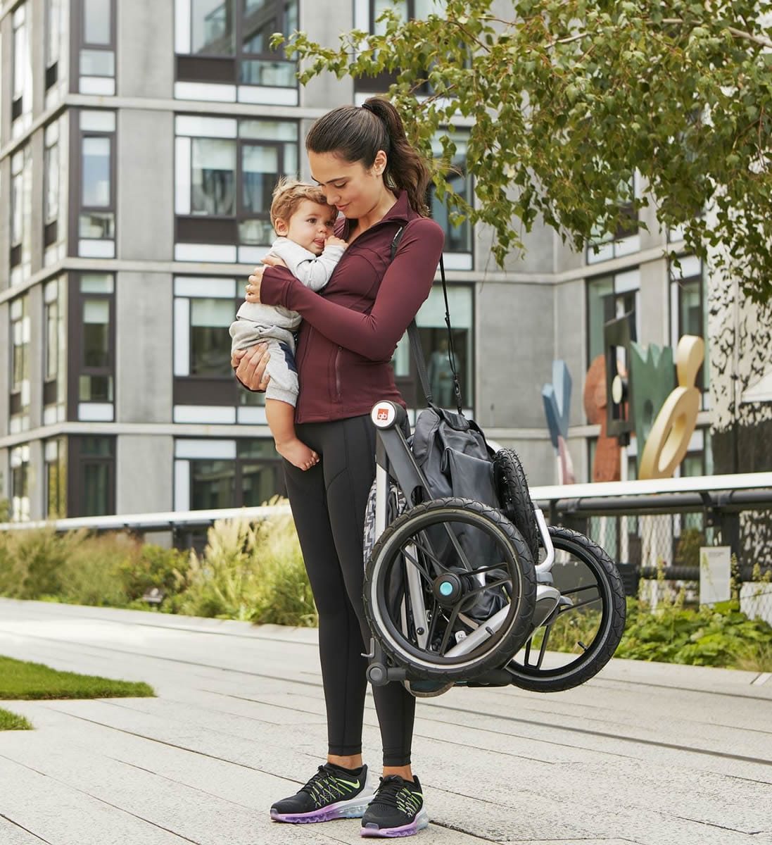 GB X1 Urban Runner Jogging Stroller - Volt - 10AL1G-VOT2C