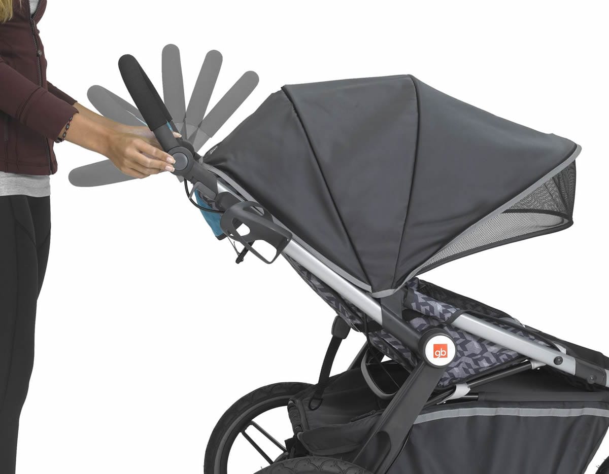 GB X1 Urban Runner Jogging Stroller - Volt - 10AL1G-VOT2C